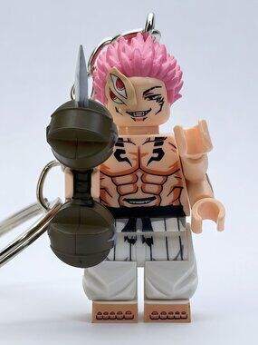 Jujutsu Kaisen Ryomen Sukuna Custom Minifigure Keychain
